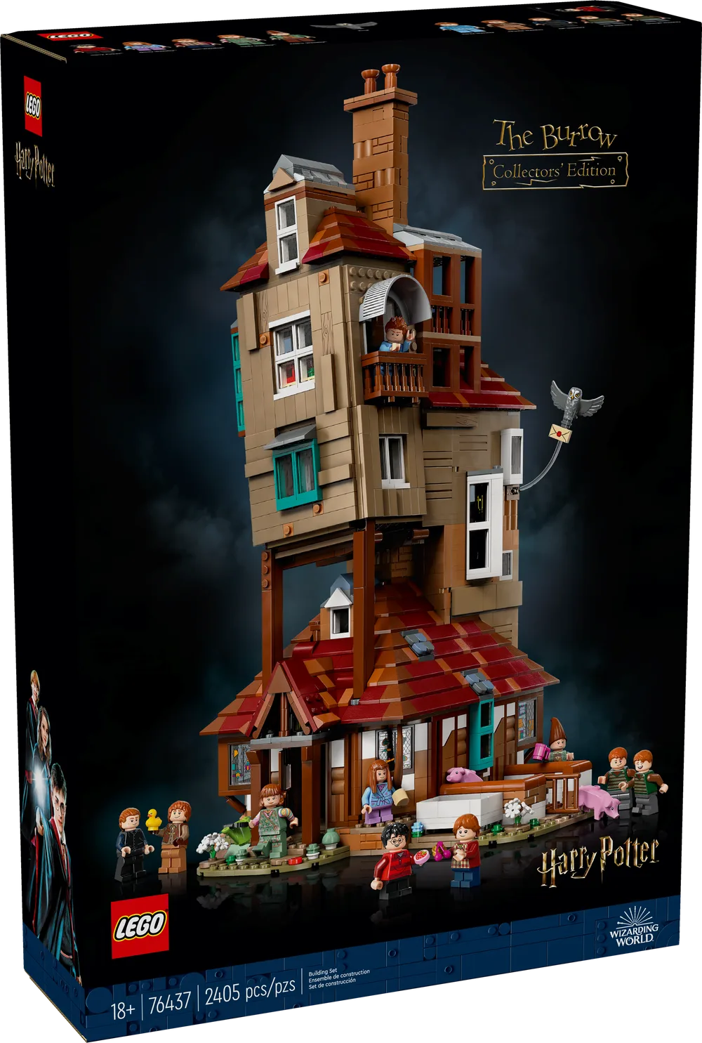 LEGO Harry Potter The Burrow Collectors' Edition box