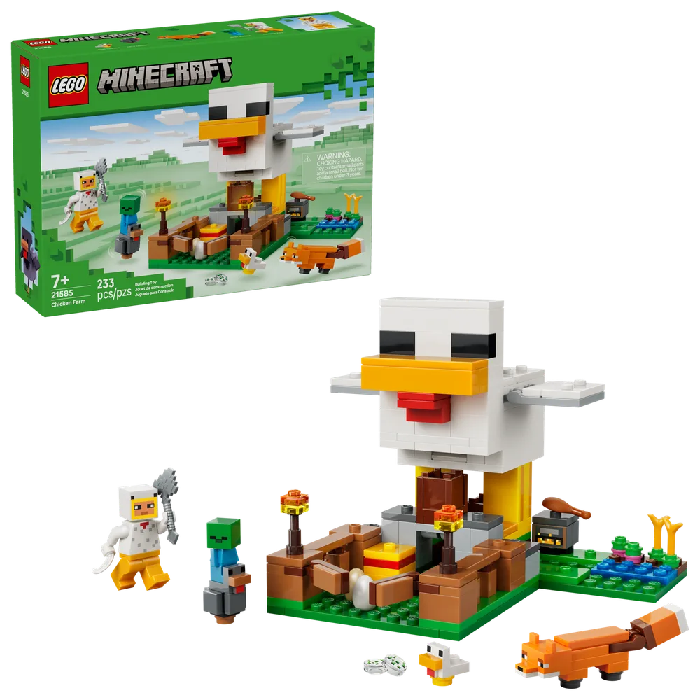 LEGO Minecraft Chicken Farm set box