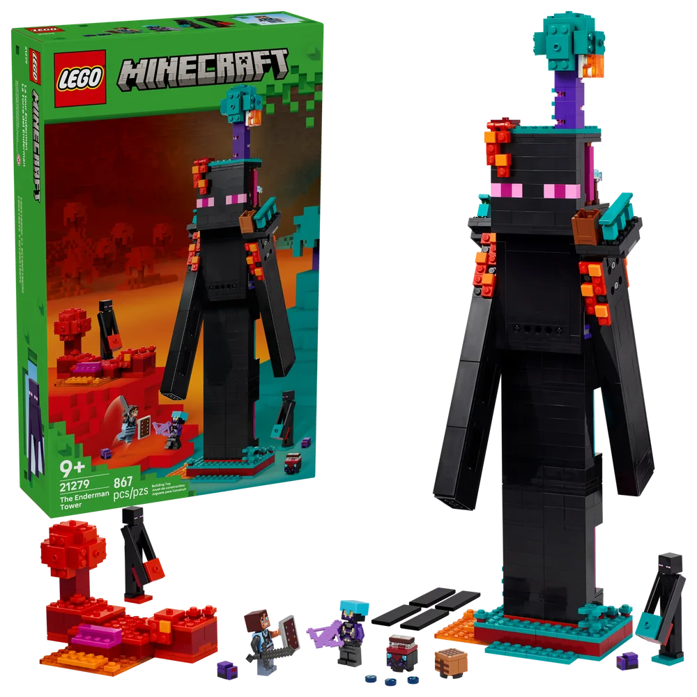 LEGO Minecraft The Enderman Tower set box